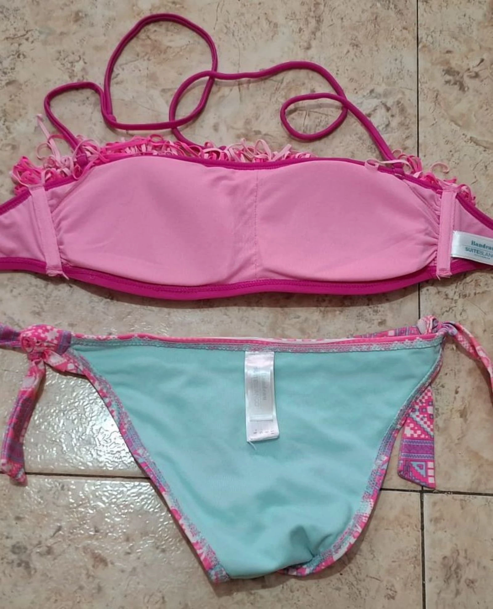 Bikini Suiteblanco Rosa limite edition Y2K – photo 3